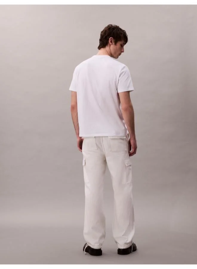 كالفن كلاين جينز تيشيرت قصير الأكمام